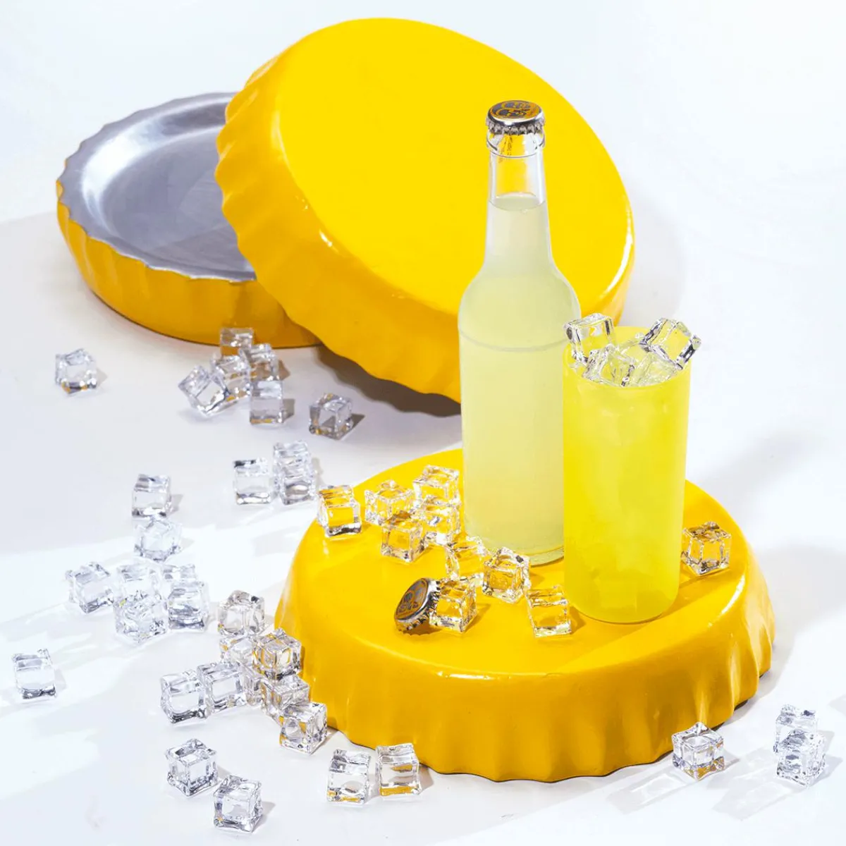 Sale DecoWoerner Acryl Deko Eiswürfel, 500 G transparent