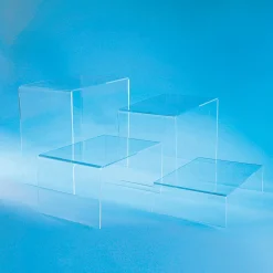 Outlet DecoWoerner Acryl Warenpräsenter-Set 18 Cm Tief 4teilig transparent