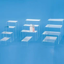 Outlet DecoWoerner Acryl Warenpräsenter-Set 18 Cm Tief 4teilig transparent