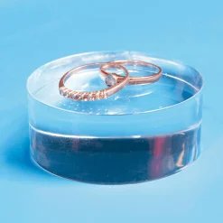 Clearance DecoWoerner Acryl-Zylinder, 2 Cm Hoch transparent