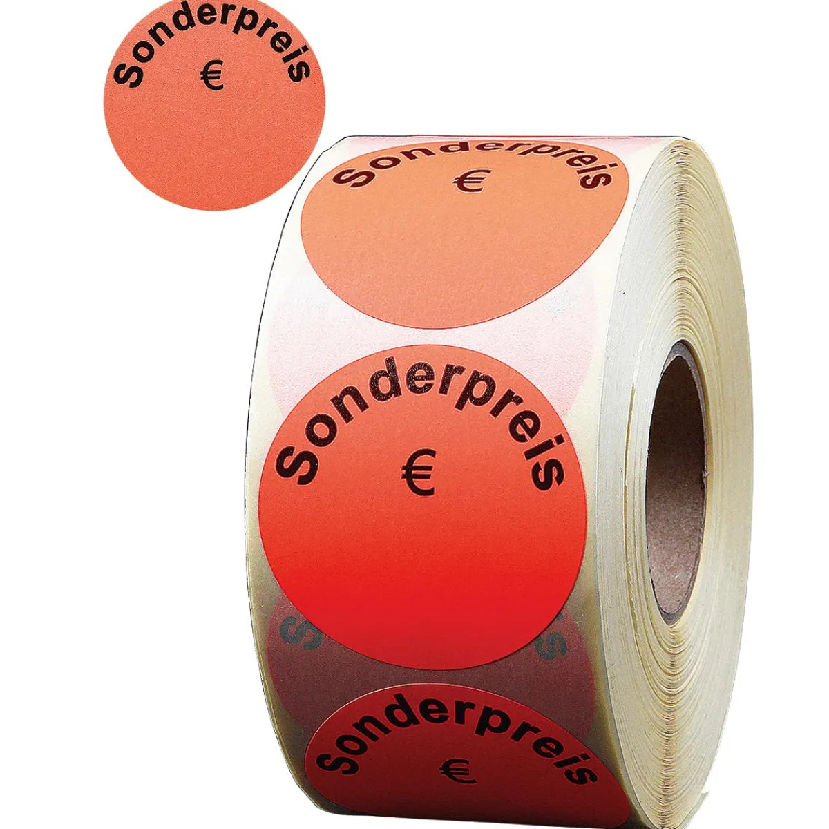 Clearance DecoWoerner Aktions-Etiketten Etiketten Zum Beschriften Sonderpreis, 1000 Stück rot