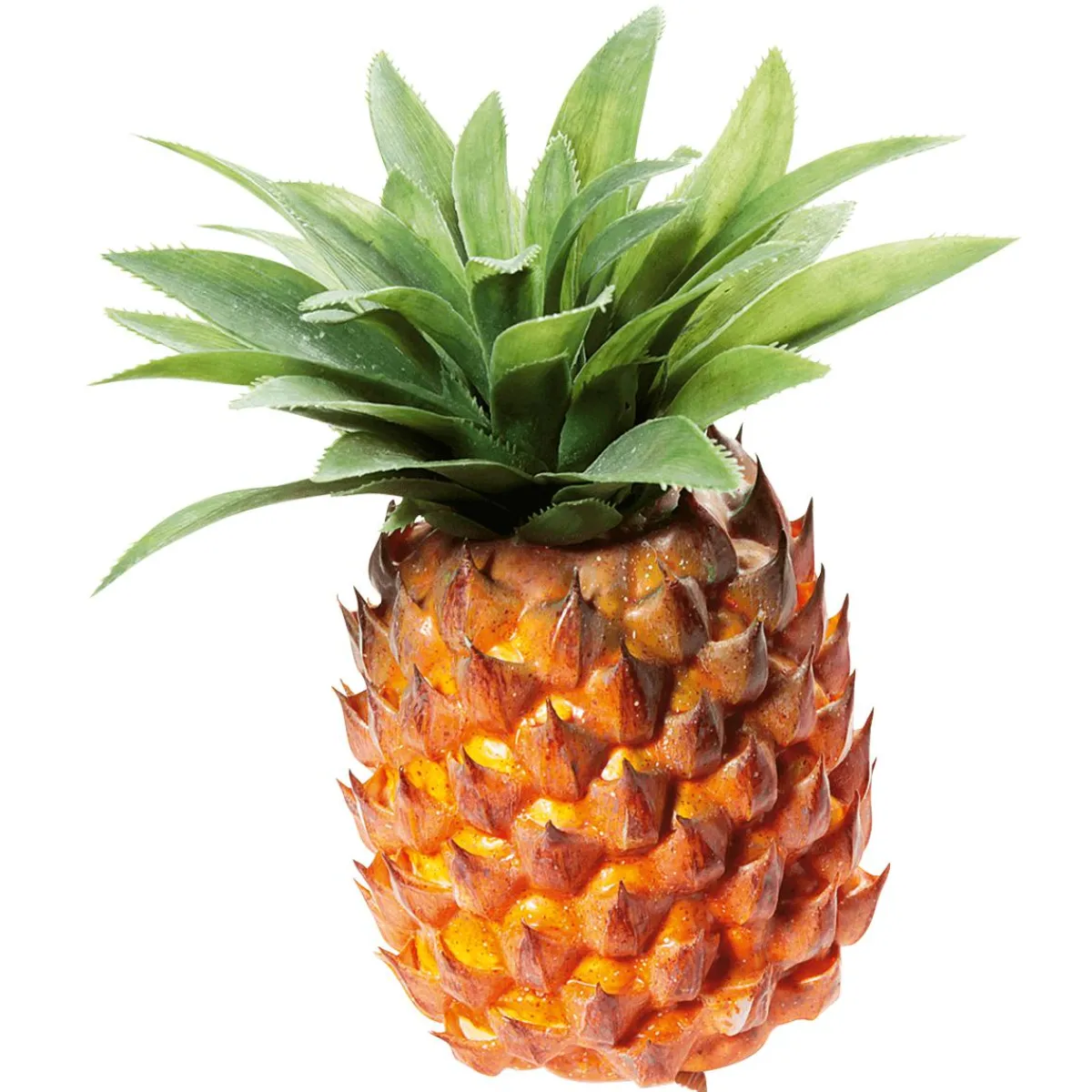 Sale DecoWoerner Ananas Lebensmittel-Attrappe 21 Cm orange