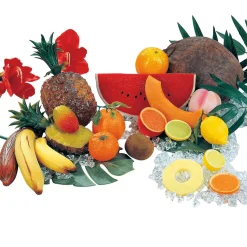 Best DecoWoerner Ananashälfte Lebensmittel-Attrappe 20 Cm gelb
