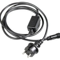 DecoWoerner Anschlusskabel IP44 Für LED-Produkte System IP67, Schwarz