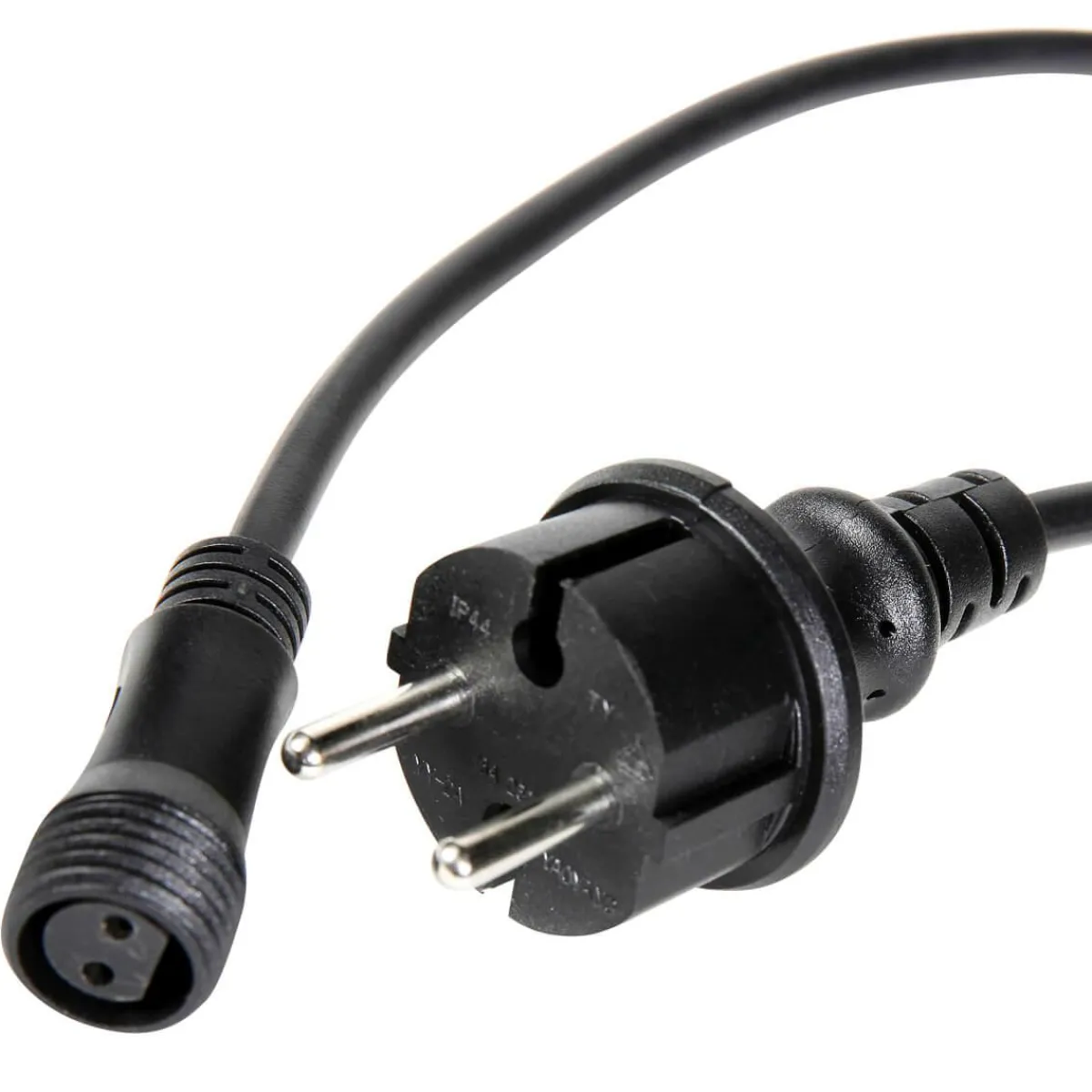 DecoWoerner Anschlusskabel IP44 Für LED-Produkte System IP67, Schwarz