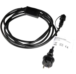 DecoWoerner Anschlusskabel IP44 Für LED-Produkte System IP67, Schwarz
