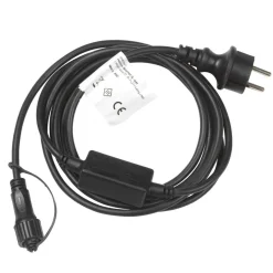 DecoWoerner Anschlusskabel IP44 Für LED-Produkte System IP67, Schwarz