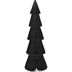 New DecoWoerner Aufsteller Tannenbaum Aus Papier 60cm, schwarz