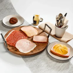 Best DecoWoerner Backschinken Scheibe -Lebensmittel-Attrappe 14 Cm rosa