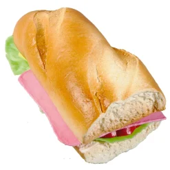 Online DecoWoerner Baguette Sandwich Lebensmittel-Attrappe braun