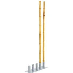 Best DecoWoerner Bambusstangen Natur, 180 Cm 3 Stück Beige