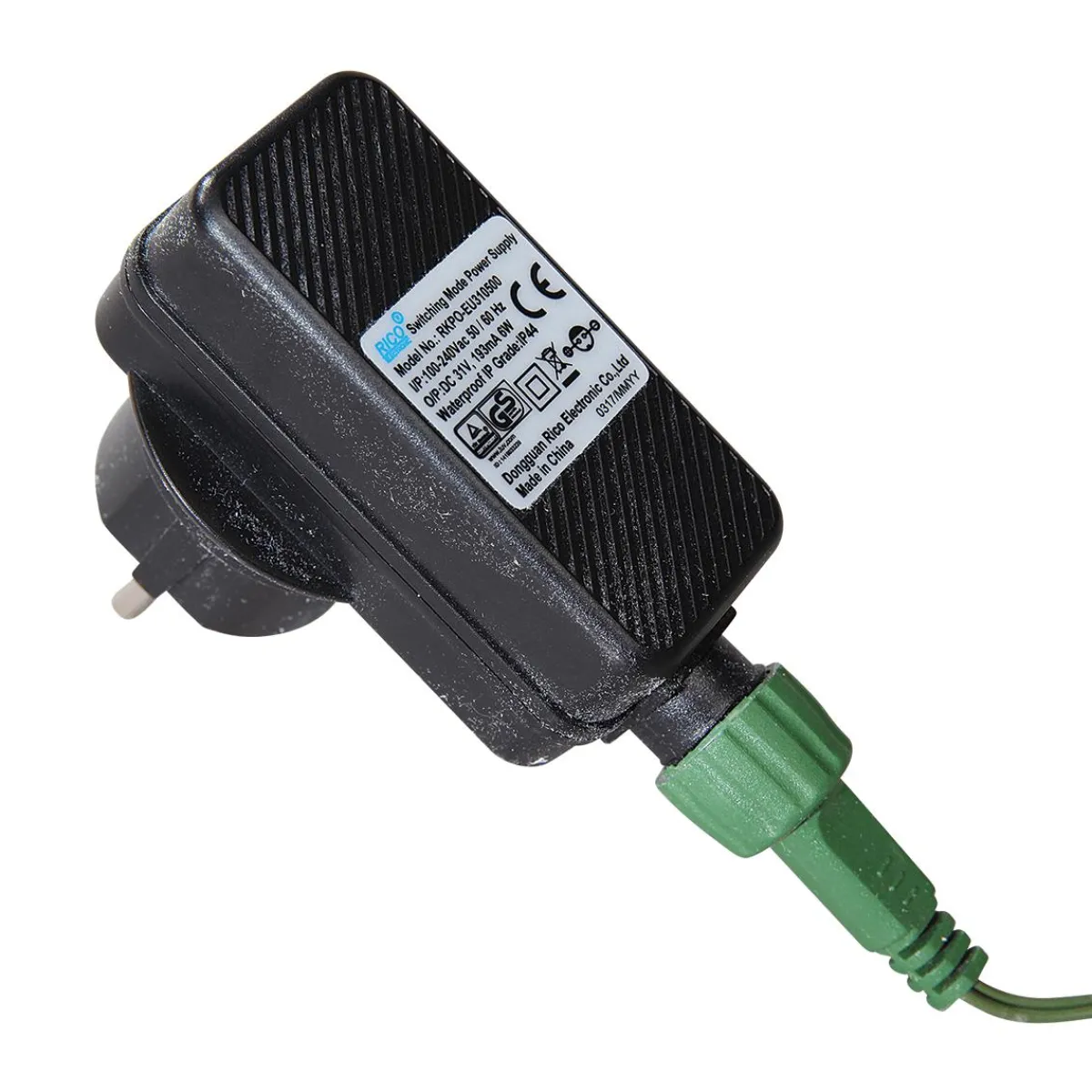 New DecoWoerner Beflockte Tannengirlande Mit LED IP 20, 270 Cm weiß