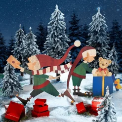 Hot DecoWoerner Beschneiter, Künstlicher Tannenbaum Alpintanne 120 Cm grün