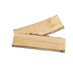 Best DecoWoerner Birken Schwartenbrett 35 X 8-12 Cm, 2 Stück Naturholz