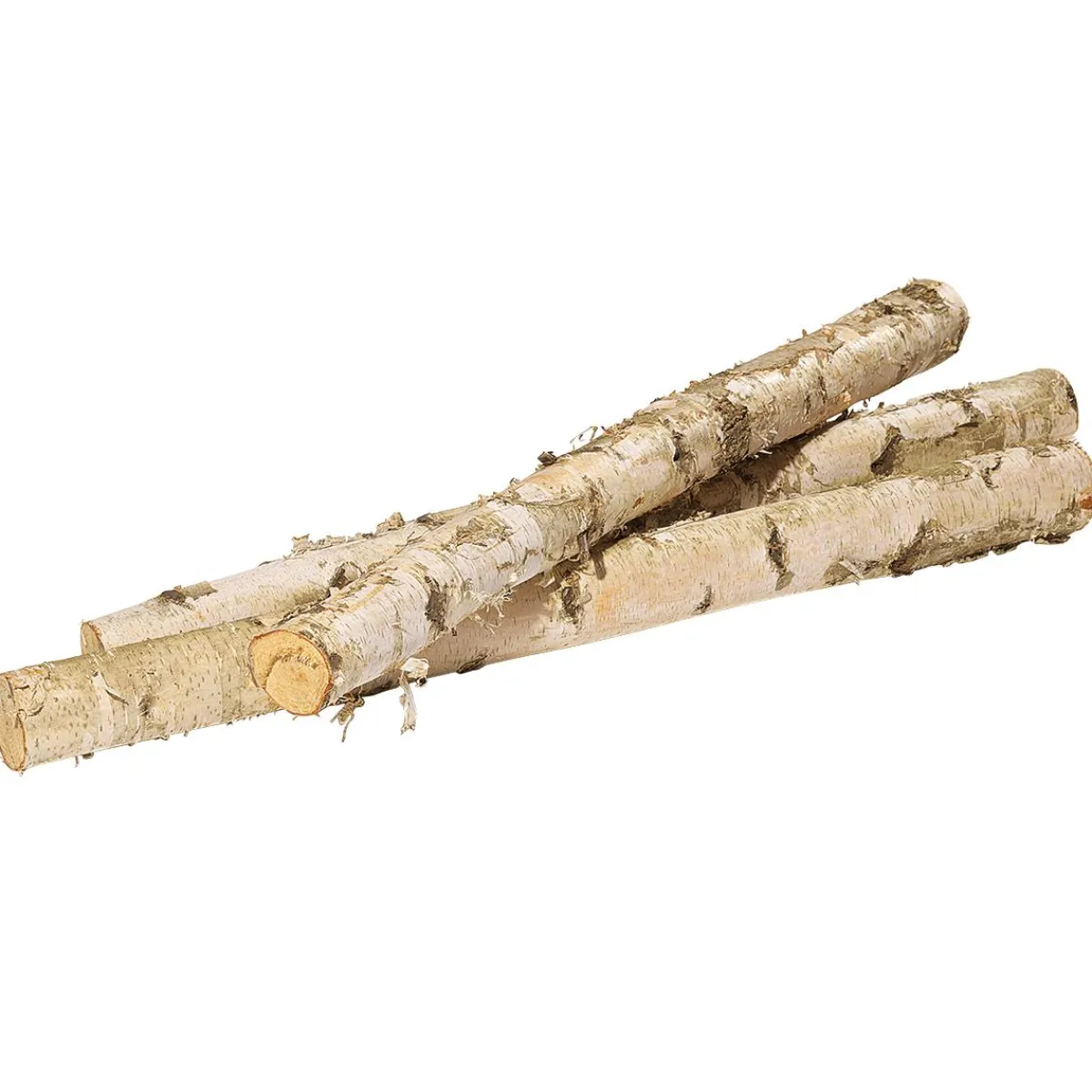 New DecoWoerner Birkenstamm 100 Cm 6-10 Cm Ø Beige