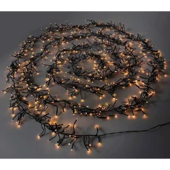 New DecoWoerner Blinkende LED Cluster Lichterkette Mit Timer, Für Außen, 6 M
