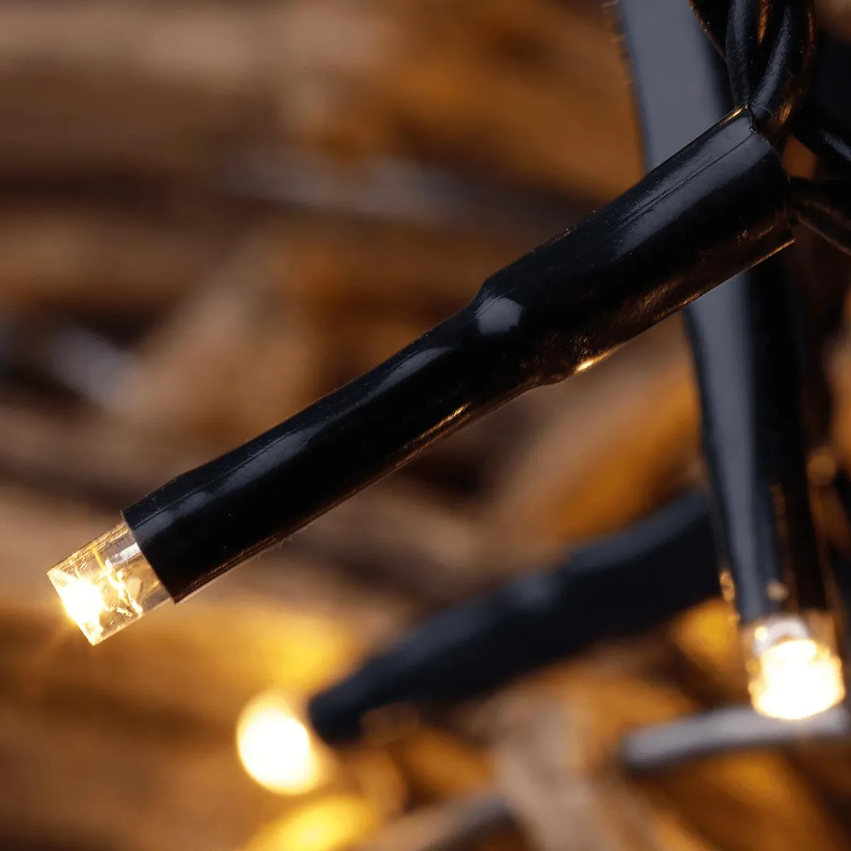 Best DecoWoerner Blinkende LED Lichterkette Mit Timer, Für Außen, 16 M mehrfarbig