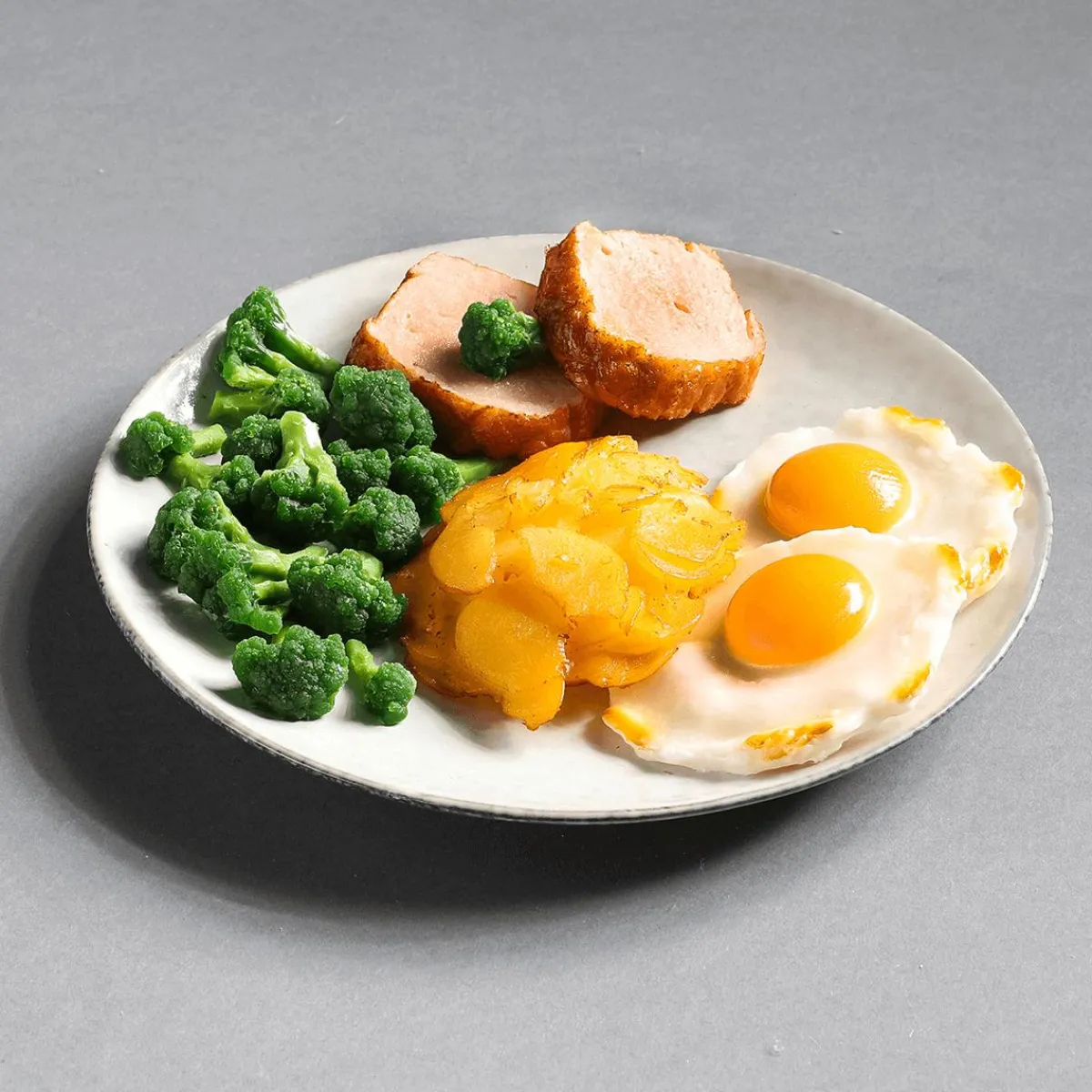 DecoWoerner Bratkartoffeln Lebensmittel-Attrappe 12 Cm orange