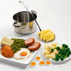DecoWoerner Bratkartoffeln Lebensmittel-Attrappe 12 Cm orange