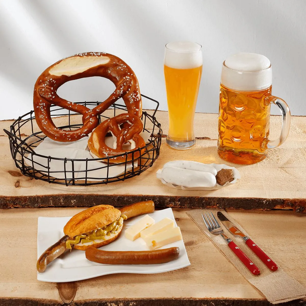 Best DecoWoerner Bratwurst Im Brötchen Lebensmittel-Attrappen braun
