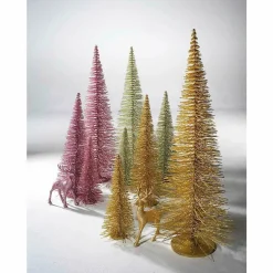 Online DecoWoerner Bürsten-Baum, 120 Cm gold