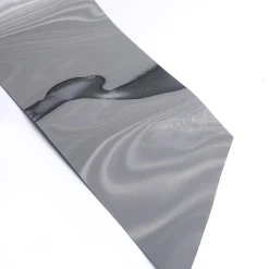 Sale DecoWoerner B-Ware Deko Schleife, Pack á 5 Stück silber