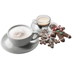 Clearance DecoWoerner Cappuccino Lebensmittel-Attrappe 20 Cm Ø weiß