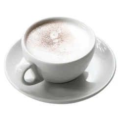 Clearance DecoWoerner Cappuccino Lebensmittel-Attrappe 20 Cm Ø weiß