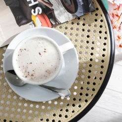 Clearance DecoWoerner Cappuccino Lebensmittel-Attrappe 20 Cm Ø weiß