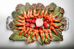 Best DecoWoerner Cherrytomaten-Hälfte Lebensmittel-Attrappe, 6 Stück rot