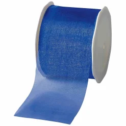 Sale DecoWoerner Chiffonband 70 Mm, 25 M, Dunkel blau