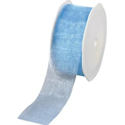 Hot DecoWoerner Chiffonband 38 Mm, 25 M, Hell blau