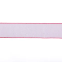 Online DecoWoerner Chiffonband Mit Draht Pink 25 Mm Breit, 20 M rosa