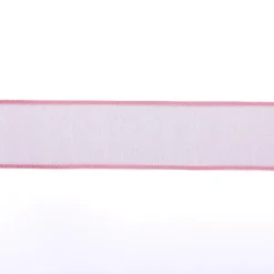 Hot DecoWoerner Chiffonband Mit Draht Pink 40 Mm Breit, 20 M rosa