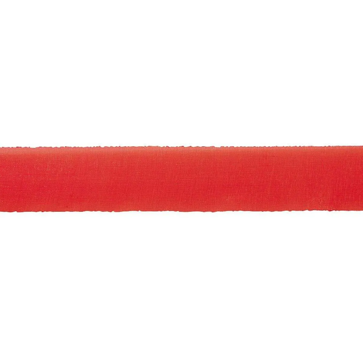Clearance DecoWoerner Chiffonband Mit Draht 25 Mm Breit, 20 M rot