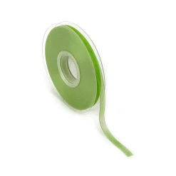 Best DecoWoerner Chiffonband Mit Webkante 6mm X 50m grün