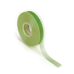DecoWoerner Chiffonband Mit Webkante 15mm X 50m grün
