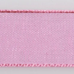 Outlet DecoWoerner Chiffonband Mit Webkante 25mm X 50m rosa