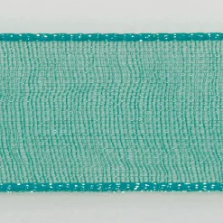Online DecoWoerner Chiffonband Mit Webkante 25mm X 50m Türkis blau
