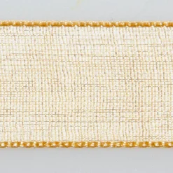 Discount DecoWoerner Chiffonband Mit Webkante 25mm X 50m gold