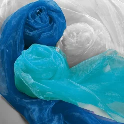 Online DecoWoerner Chiffonstoff, Hell, 145 Cm blau