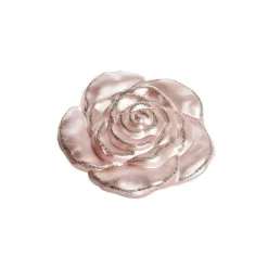 DecoWoerner Christbaumschmuck "Rose Mit Clip" 9,6 Cm Ø rosa