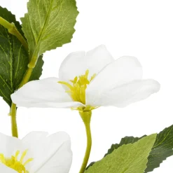 DecoWoerner Christrosen, Pack á 3 Stück weiß