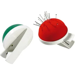 DecoWoerner Clip-Nadelkissen, 6 Cm Ø mehrfarbig