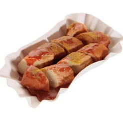 Clearance DecoWoerner Currywurst Geschnitten Lebensmittel-Attrappe braun