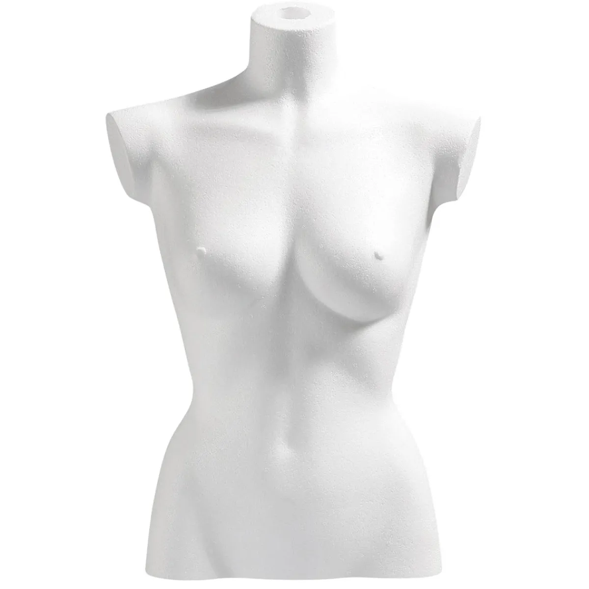 DecoWoerner Damen-Styroportorso 63 Cm weiß