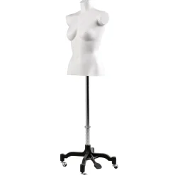 DecoWoerner Damen-Styroportorso 63 Cm weiß