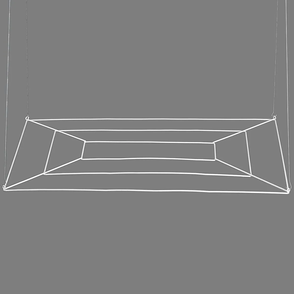 Discount DecoWoerner Deckengitter-Rechteck 80 X 120 Cm weiß