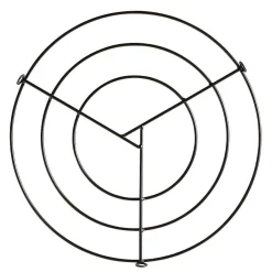 DecoWoerner Deckengitter-Ring 40 Cm Ø schwarz