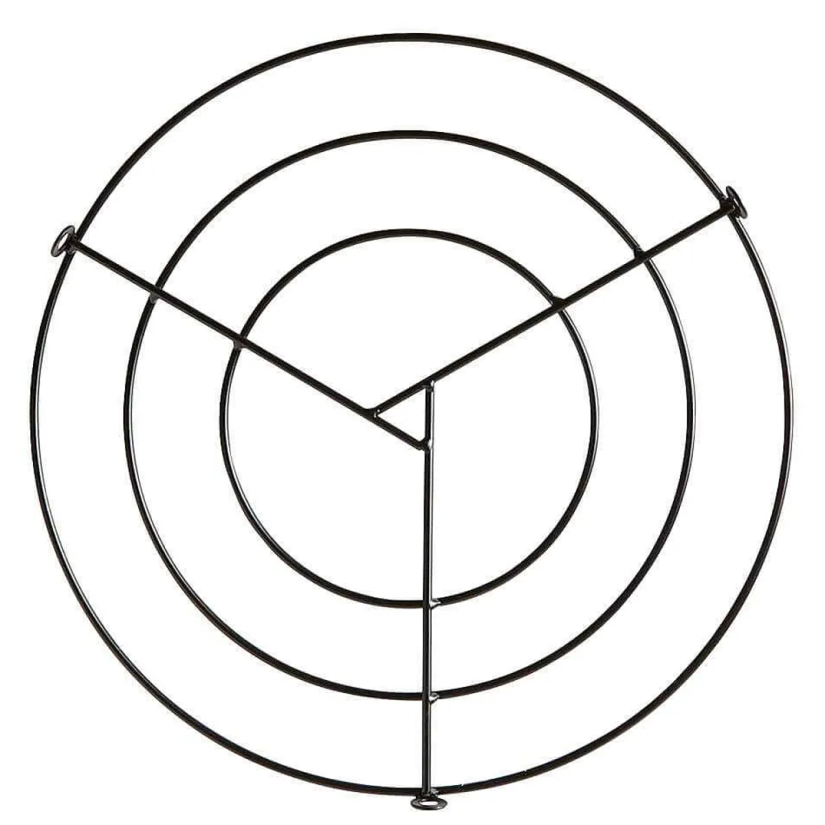 DecoWoerner Deckengitter-Ring 40 Cm Ø schwarz